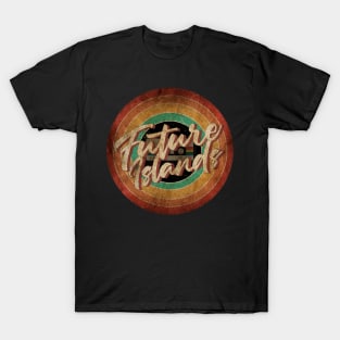 Future Islands Vintage Circle Art T-Shirt